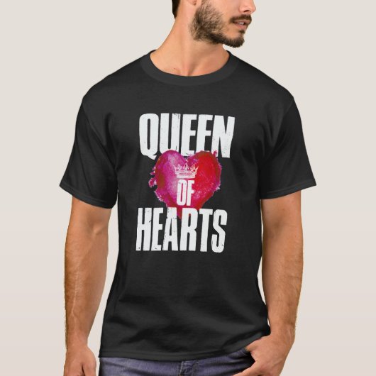 Queen of Hearts 1 T-shirt (Voorkant)