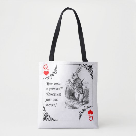 Queen of Hearts Alice Boodschappentas Tote Bag (Voorkant)