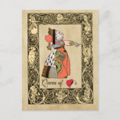 Queen of Hearts, Alice's Adventures in Wonderland Briefkaart (Voorkant)