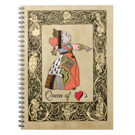 Queen of Hearts, Alice's Adventures in Wonderland Notitieboek