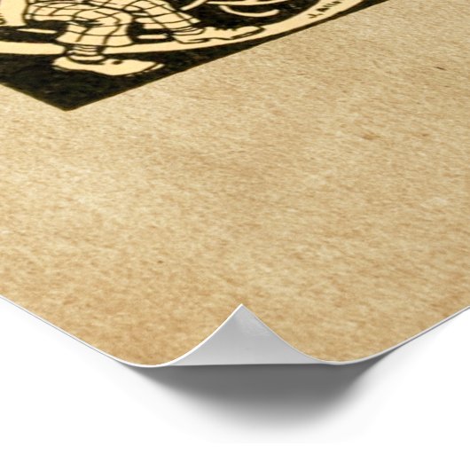 Queen of Hearts, Alice's Adventures in Wonderland Poster (Hoek)