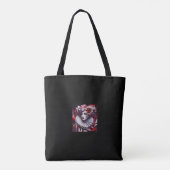 Queen of Hearts: Avant-Garde Canvas tas (Achterkant)