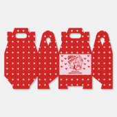 Queen of Hearts Bachelorette Party Bedankdoosjes (Ongevouwen)