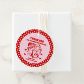 Queen Of Hearts Bachelorette Party Bedankjes Labels (In situ)