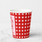 Queen of Hearts Bachelorette Party Cups Papieren Bekers (Links)