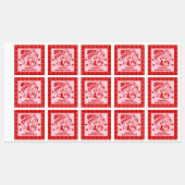 Queen Of Hearts Bachelorette Party Drink Labels (Vel)