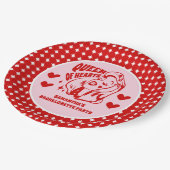 Queen of Hearts Bachelorette Party Papieren Bordje (Gekanteld)