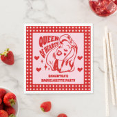 Queen of Hearts Bachelorette Party Servet (Insitu)