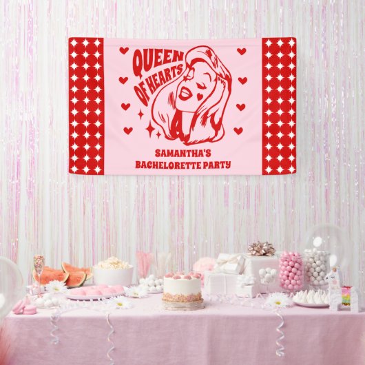 Queen of Hearts Bachelorette Party Spandoek (Feest)
