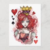 ❤️ Queen of Hearts ❤️ Briefkaart (Voorkant)