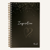 Queen of Hearts Custom Pageant Notebook Journal Notitieboek (Voorkant)