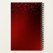 Queen of Hearts Custom Pageant Notebook Journal Notitieboek (Achterkant)