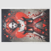 Queen of Hearts Decoupage Tissuepapier (Voorkant)