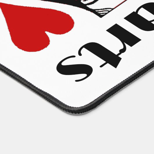 Queen of Hearts Design Desk Mat (Hoek)