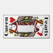 Queen of Hearts Design Desk Mat (Keyboard & Muis)
