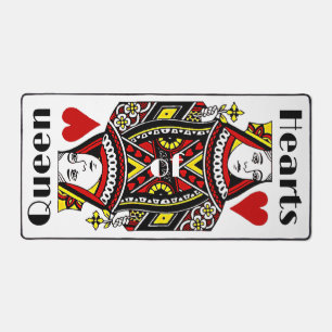 Queen of Hearts Design Desk Mat