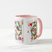 Queen of Hearts Foto Mok - Moederdag Gift (Voorkant rechts)