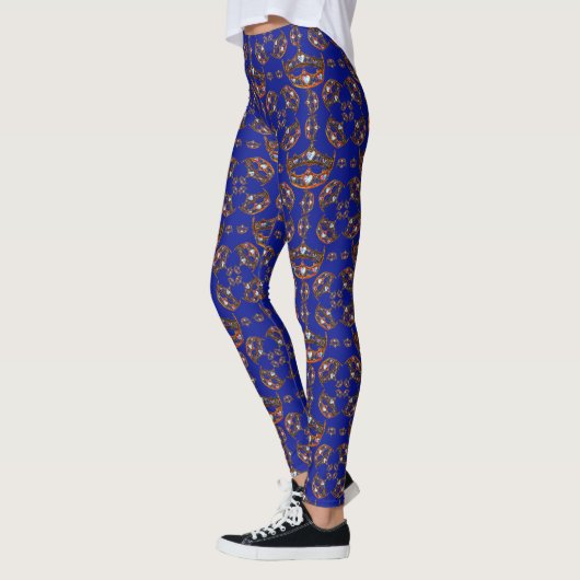Queen of Hearts Gouden Kronen Tiaras iris leggings (Links)
