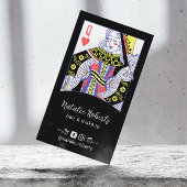 Queen of Hearts Hair Stylist Schoonheidssalon #2 Visitekaartje