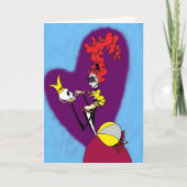 Queen of Hearts: "Ik hou van je schedel" Valentijn Feestdagen Kaart (Voorkant)