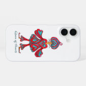 Queen of Hearts iPhone 16 Hoesje (Achterkant horizontaal)