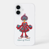 Queen of Hearts  iPhone 16 Hoesje (Achterkant)