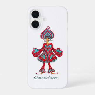 Queen of Hearts  iPhone 16 Hoesje
