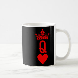 Queen Of Hearts Kaarten Overeenkomende Koppel Sint Koffiemok