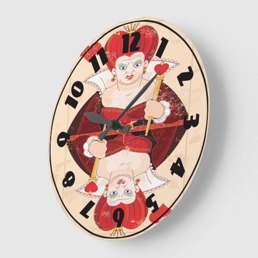 Queen of Hearts Klok (Hoek)