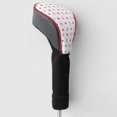 Queen of Hearts Koningin van de Cursus Valentijn Golfheadcover (Schuin)