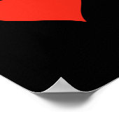 Queen of Hearts Kostuumdeck met kaarten die Kaart  Poster (Hoek)