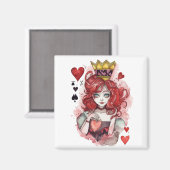 ❤️ Queen of Hearts ❤️ Magneet (Voorkant / Achterkant)