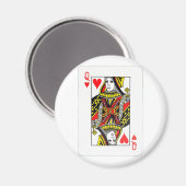 QUEEN OF HEARTS MAGNEET (Voorkant / Achterkant)