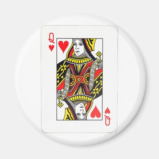 QUEEN OF HEARTS MAGNEET (Voorkant)