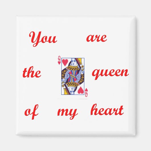 Queen of Hearts Magnet (Voorkant)