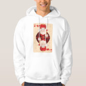 Queen of Hearts Mannen Hoodie (Voorkant)