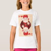 Queen of Hearts Meisjes T-shirt (Voorkant)