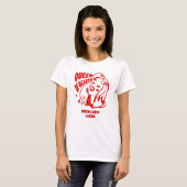 Queen of Hearts Mom of the Bride T-shirt (Voorkant volledig)