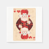 Queen of Hearts Papieren servetten (Voorkant)