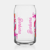 Queen of Hearts Plezier Bachelorette Feestje Blikvorm Glas (Links)