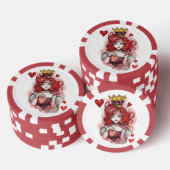 ❤️ Queen of Hearts ❤️ Poker Chips (Opstapeling)
