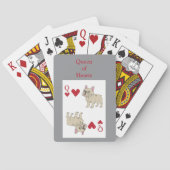 Queen of Hearts Pokerkaarten (Achterkant)