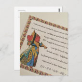 Queen of Hearts Postcard Briefkaart (Voorkant / Achterkant)