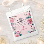 Queen of Hearts Roze Vrijgezellenfeest Bedankzakje (Geknipt)