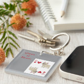 Queen of Hearts Sleutelhanger (Voorkant Rechts)