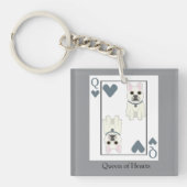 Queen of Hearts Sleutelhanger (voorkant)