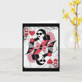 Queen of Hearts speelt Kaart (Gele Bloem)