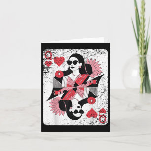 Queen of Hearts speelt Kaart