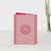 Queen of Hearts Spelen Kaart Valentijnsdag Kaart (Achterkant)