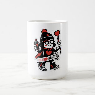 Queen of Hearts Street Mascot — Grind Crew Edition Koffiemok